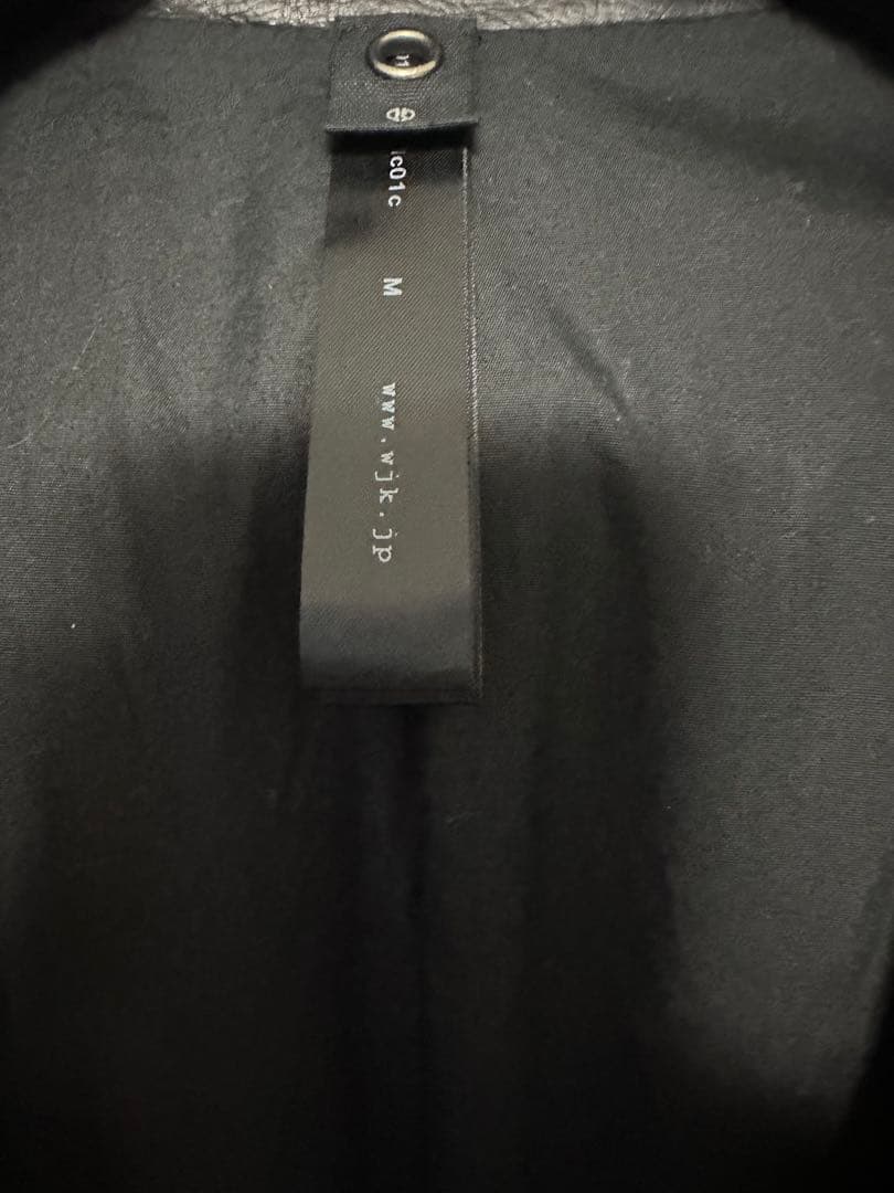 wjk レザージャケット　チェスターコート　メンズコート