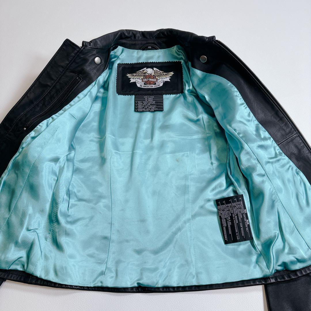 Harley-Davidson シングルライダース イーグル ターコイズ XS