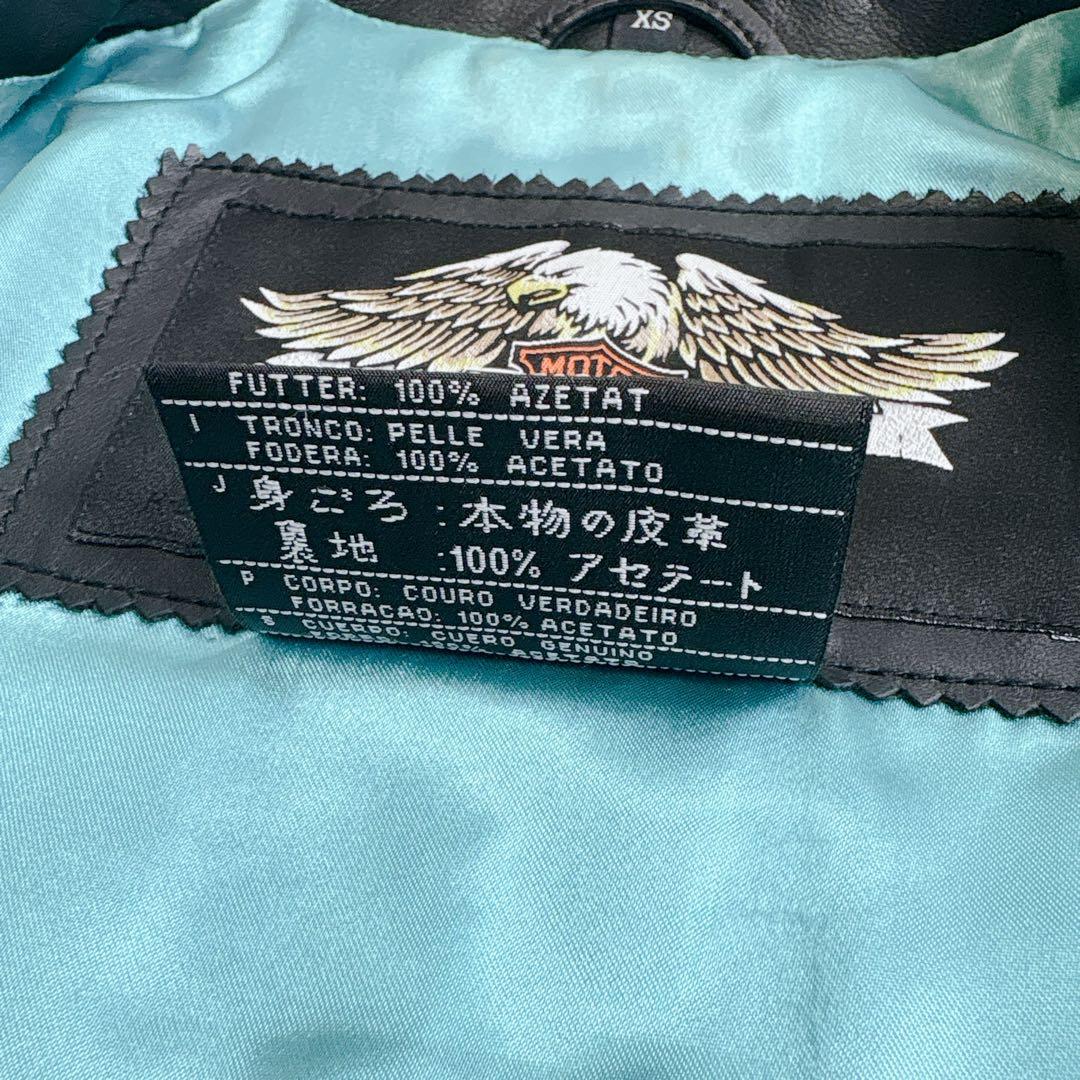 Harley-Davidson シングルライダース イーグル ターコイズ XS