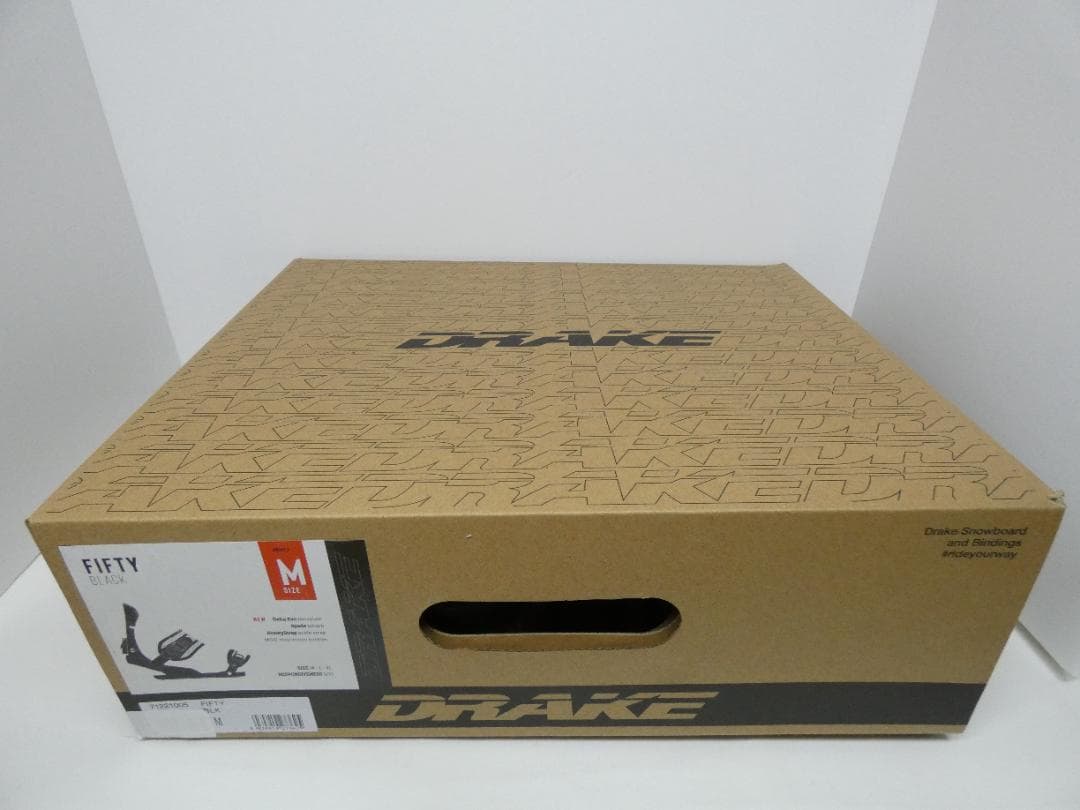 DRAKE FIFTY ビンディング Mサイズ ブラック 22-23