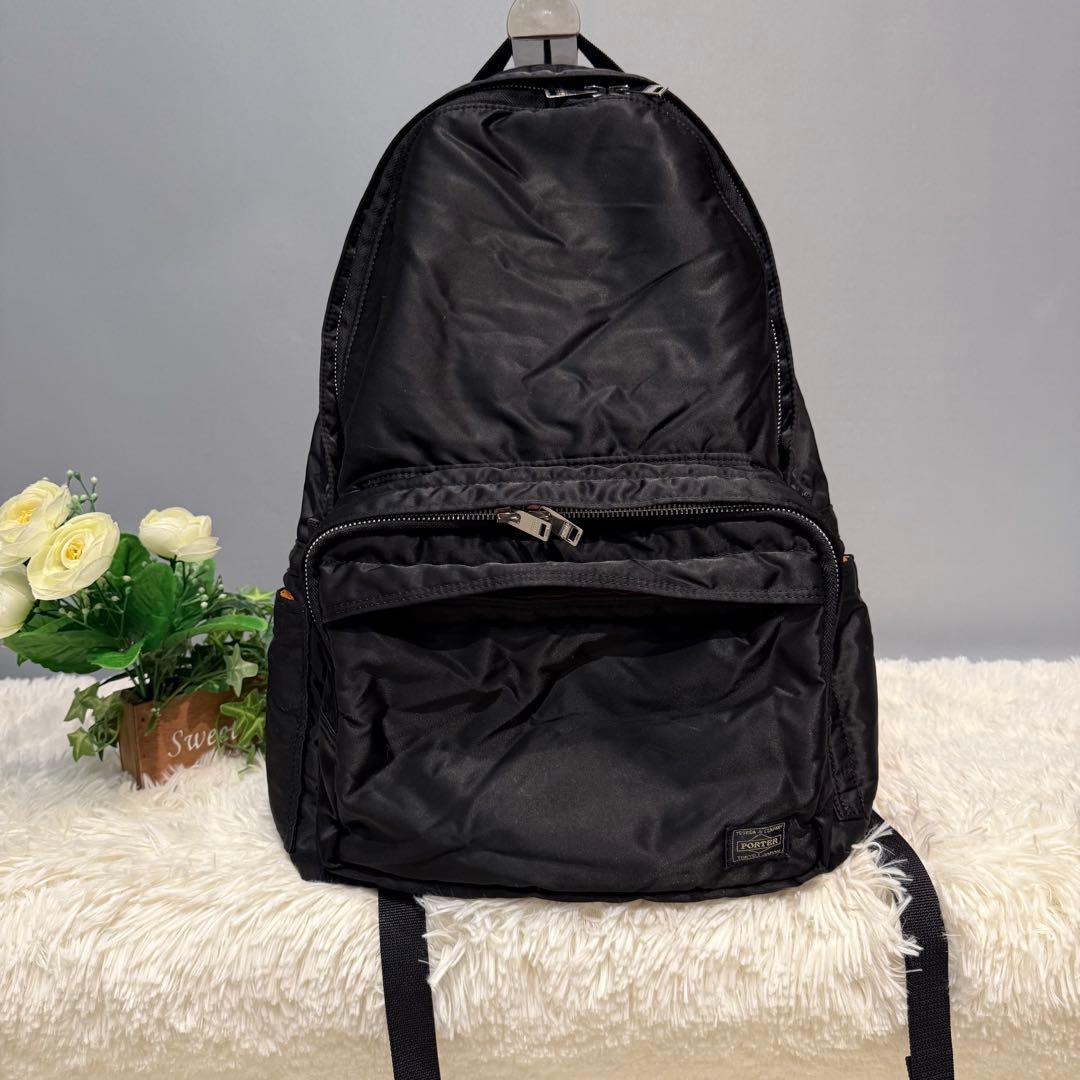 美品【最安値】ポーター タンカー バックパック デイパック リュック ブラック