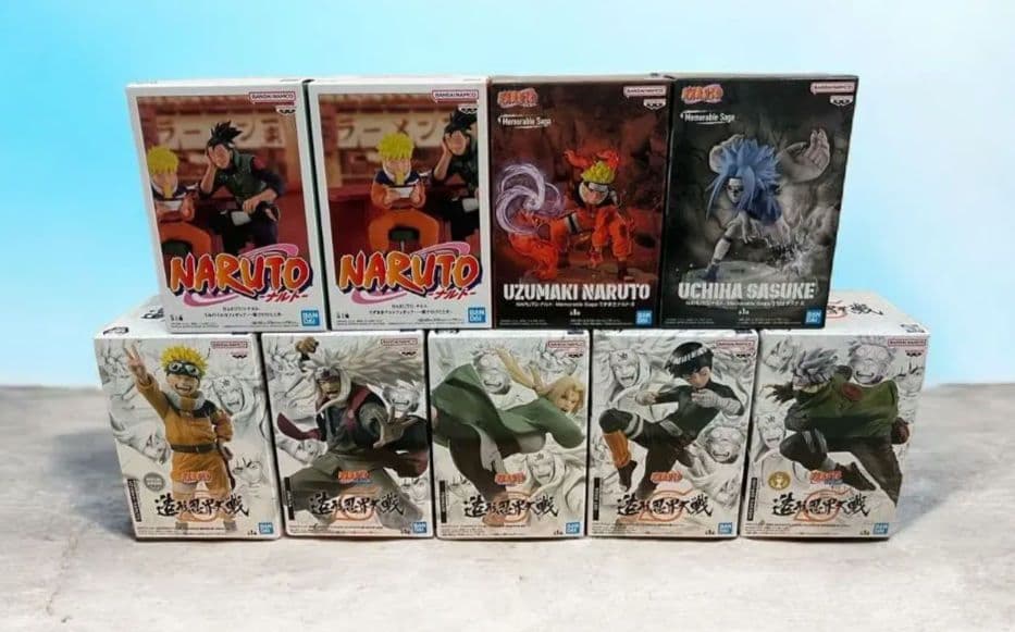 NARUTO 造形忍界大戦 フィギュア 9点 自来也 ナルト リー サスケ