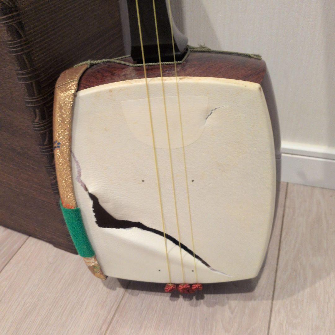 三味線本体 木製 収納ボックス付き