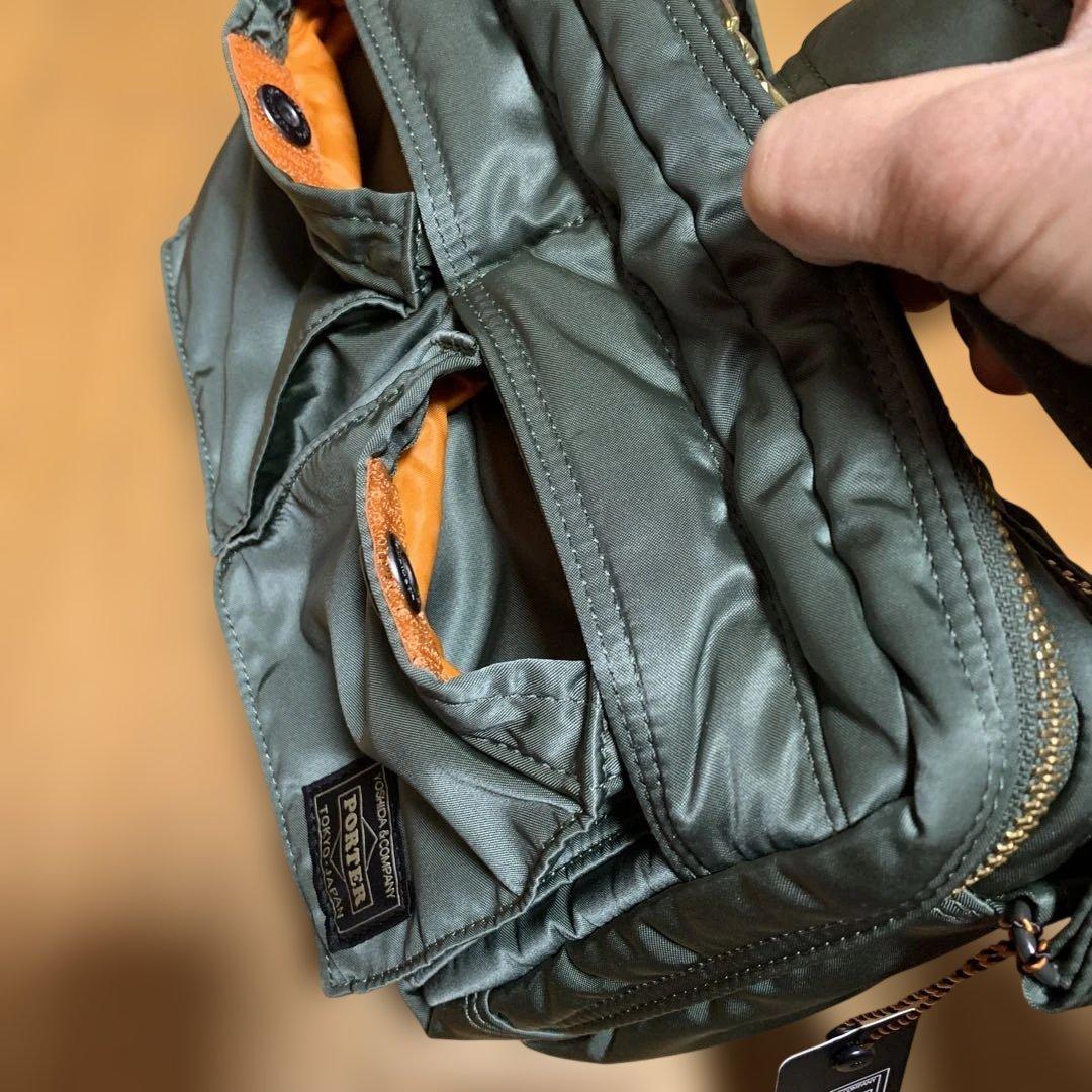 c*様 【PORTER】タンカー　スリングバッグ　 W zip セージグリーン