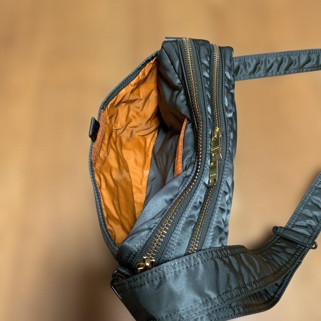 c*様 【PORTER】タンカー　スリングバッグ　 W zip セージグリーン