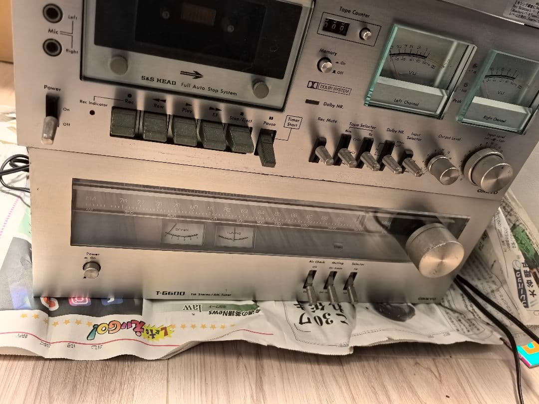 ONKYO アンプセット AM/FM T-6600 TA-630 A-6600