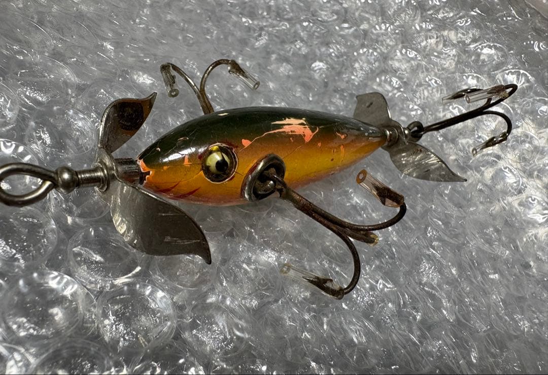 アンティークへドン ドワジャックミノー 1910年代 #100 オールドルアー