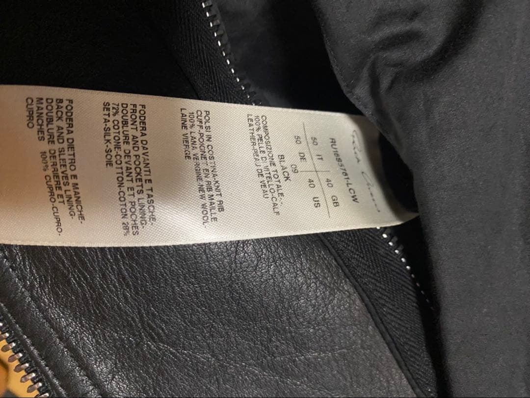 rickowens レザージャケット