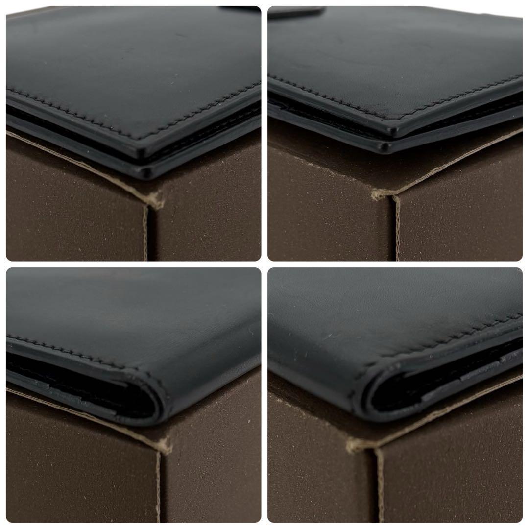 HERMES　エルメス　べアン 長財布 ブラック ゴールド金具 ボックスカーフ