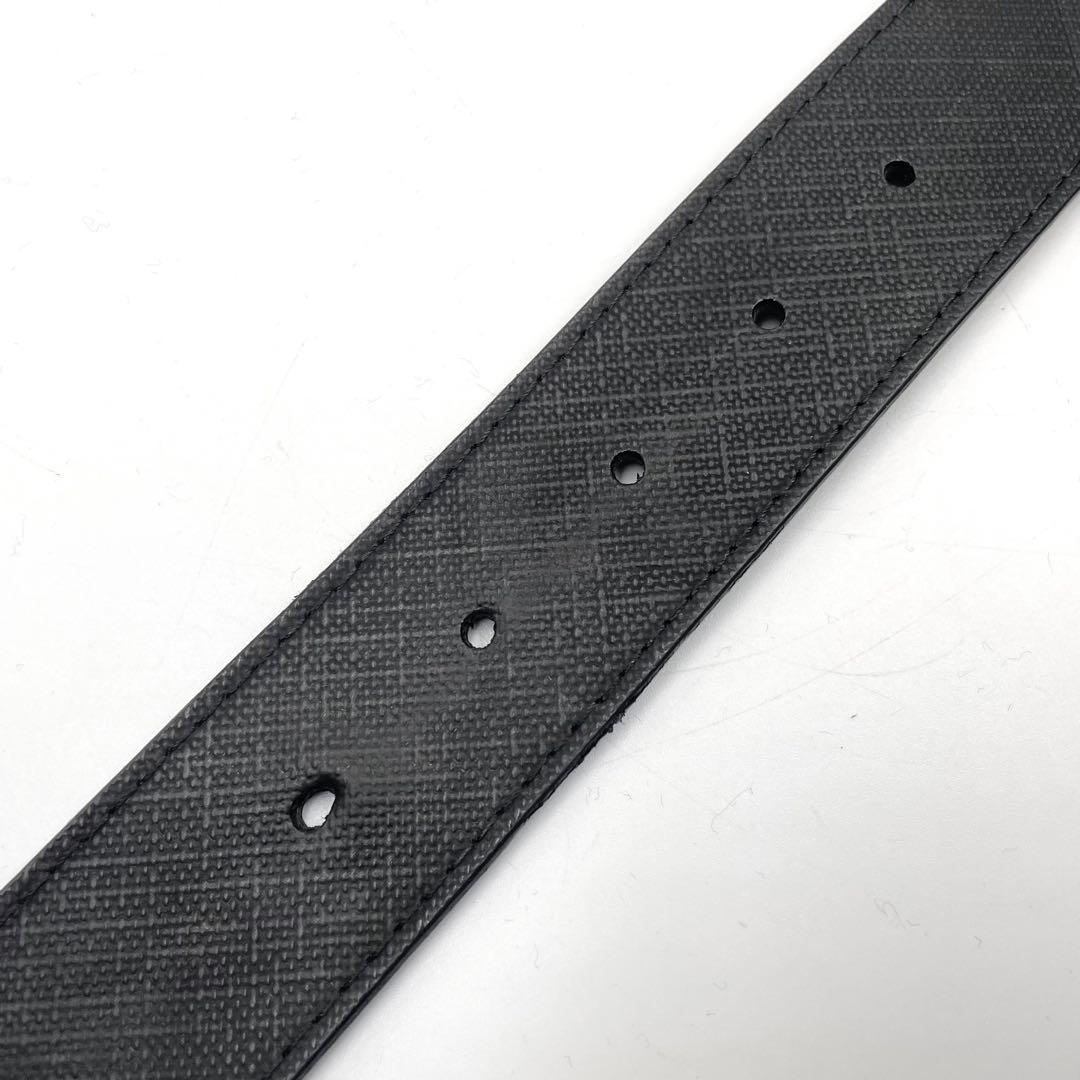 《未使用級》トーマス バーバリー ベルト BTバックル ノバチェック 85.34