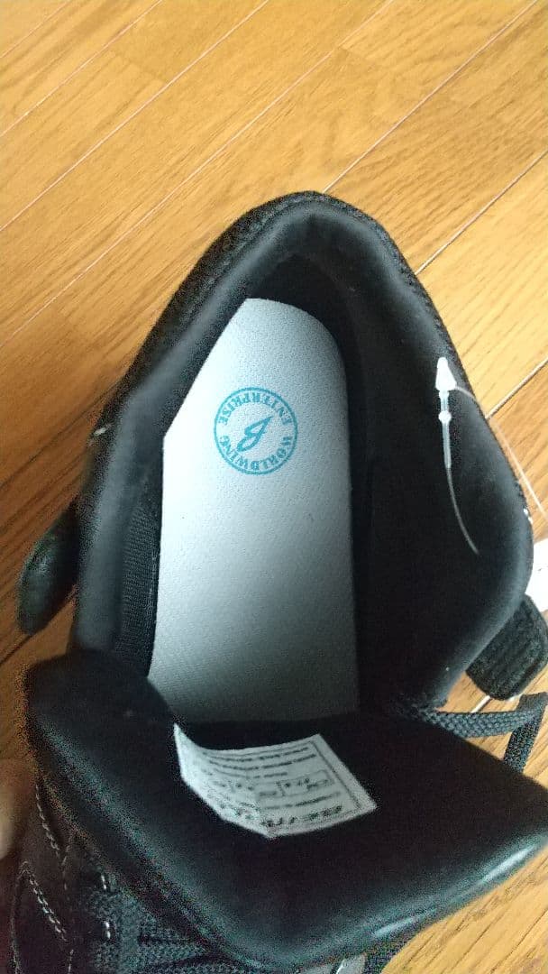 ​【試着のみ・タグ付】ビモロシューズ BEMOLO 27.5cm ハイカット 黒