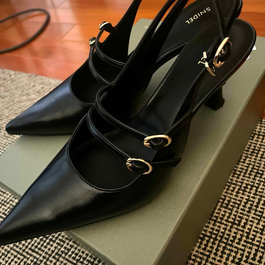 スナイデル snidel ダブルストラップミュール | 激安通販のイーサプライ