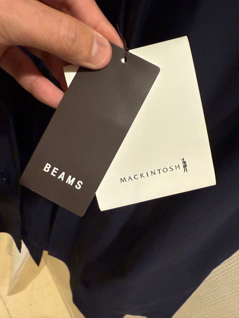 BEAMS Fマッキントッシュ DUNKELD SHORT ステンカラーコート