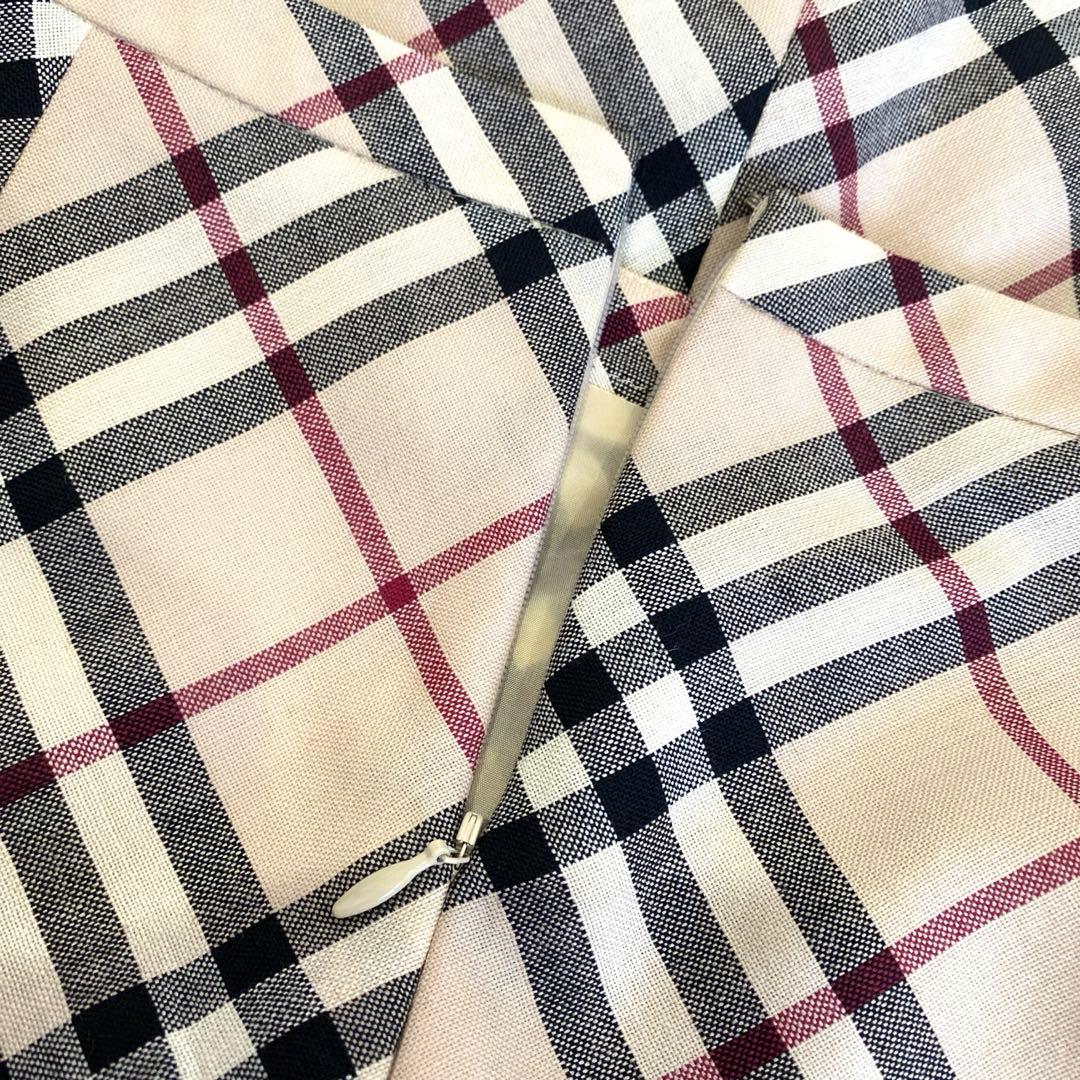 バーバリー ロンドン ノバチェック柄 スカート38 L バーバリーロンドン