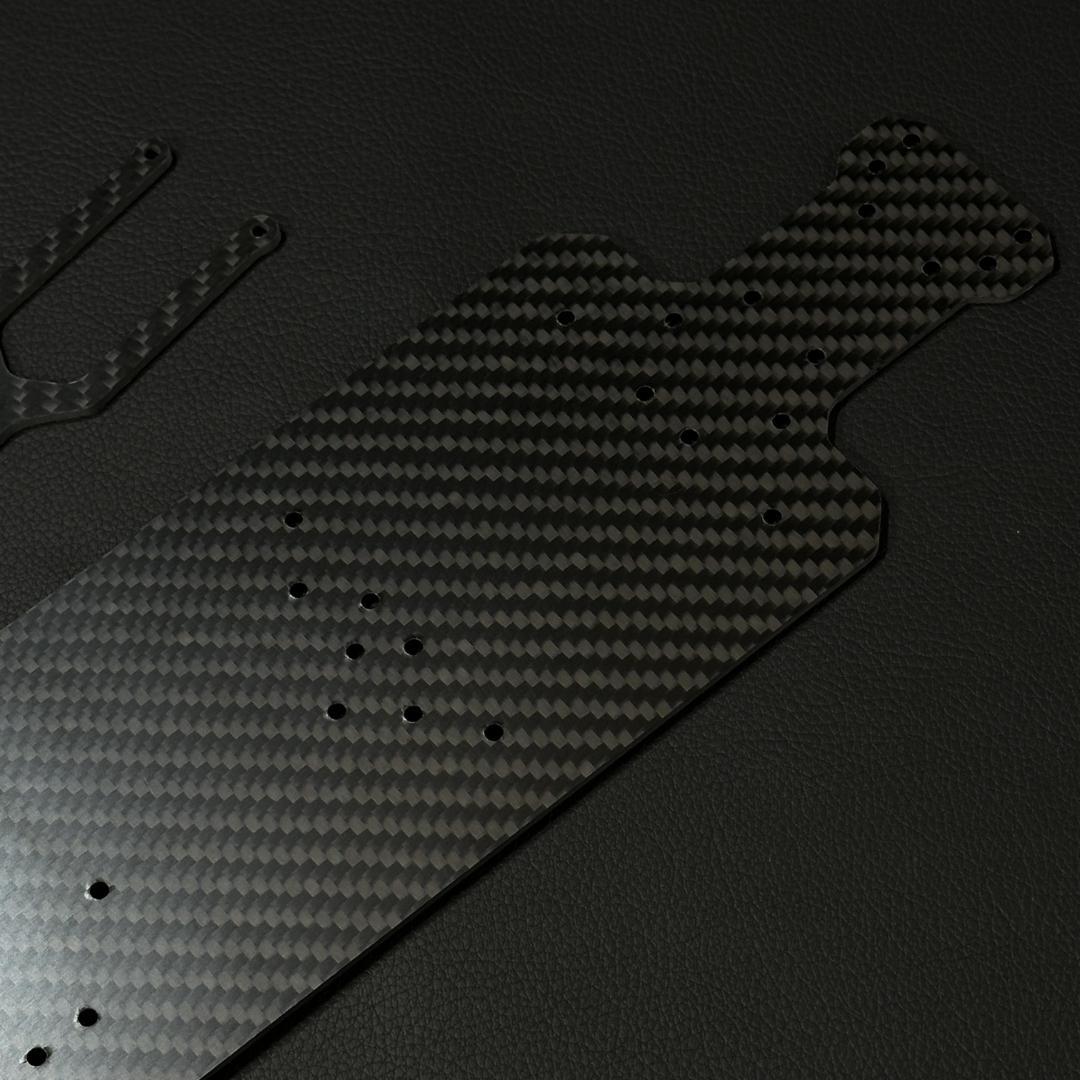 特注品 ヨコモ RD2.0 カーボンシャーシ 3.0mm + アッパ m2131