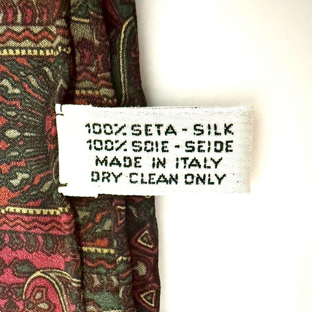 シャネル ヴィンテージ スカーフ シルク 総柄 ペイズリー柄 レディース