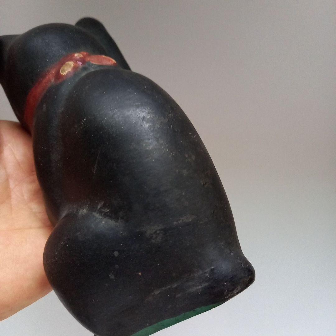 【訳あり品】招き猫　猫の置物　高さ16㎝