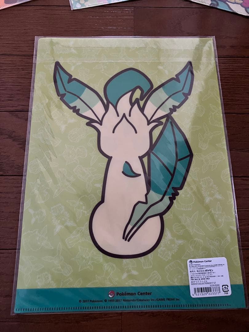 ポケモン リーフィア クリアファイル7枚+ぺったりフック ヒグチユウコ