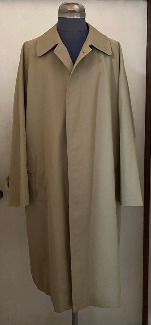 レア1枚袖！イギリス製バーバリーズ　プローサムステンカラーコート