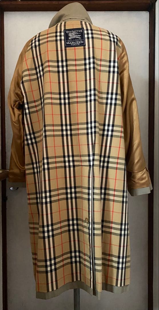レア1枚袖！イギリス製バーバリーズ　プローサムステンカラーコート