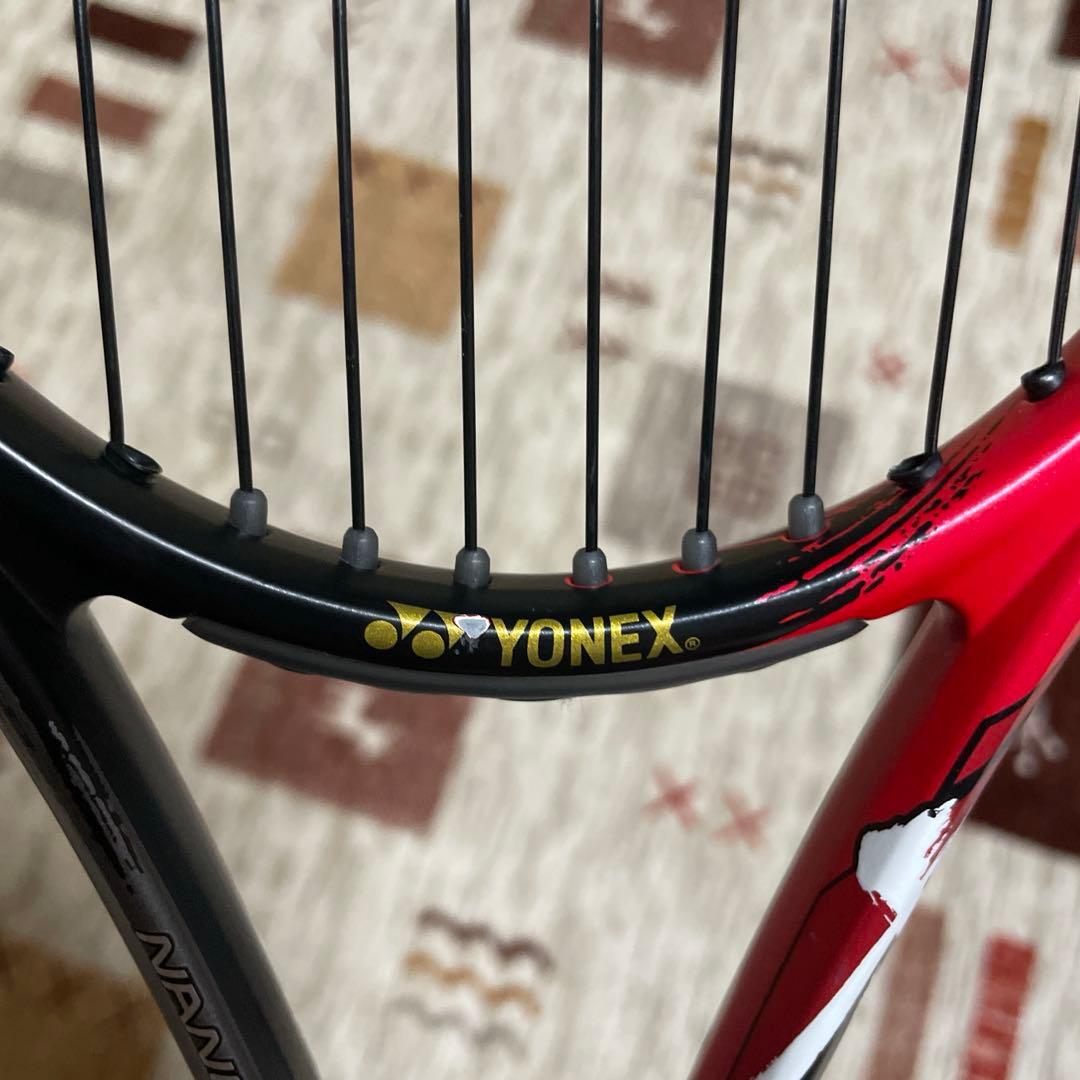 YONEX ナノフォース8Vレブ フレイムレッド UL1 美品 廃盤カラー - メルカリ