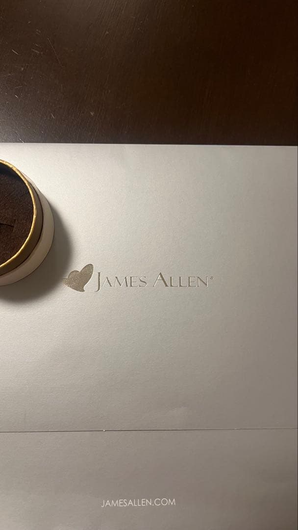 James Allen 婚約指輪 ラボ1.09ct+プラチナ 鑑定書付き