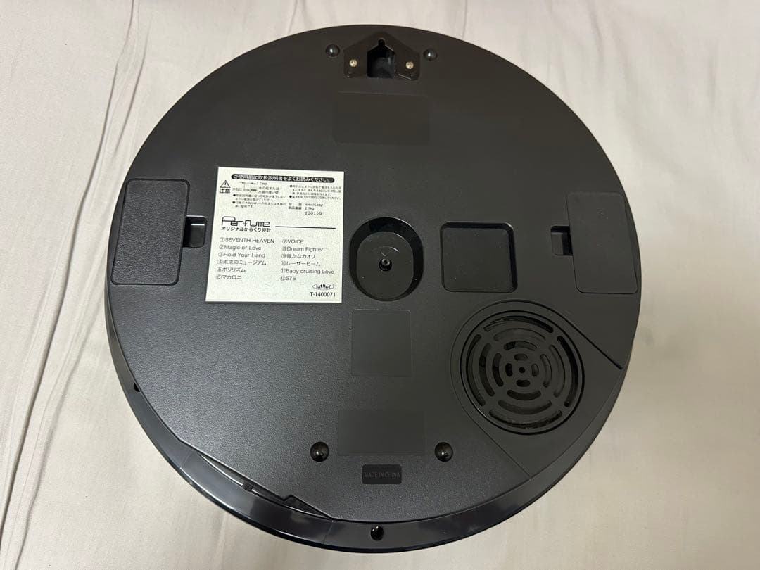 Perfume 10th Anniversaryグッズ オリジナル からくり時計