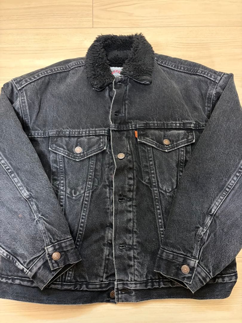 USA製 90sLevi's 初期 ブラックデニム ボア オレンジタブ - メルカリ