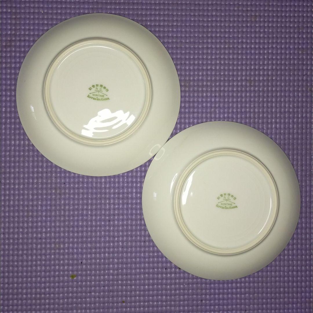 アンティーク レア物 オールドノリタケ ヤジロベー裏印 ソーサーペア