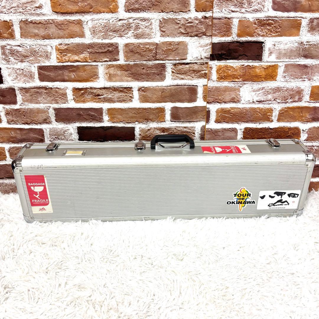 希少6弦✨美品✨沖縄 六線三線 本蛇皮 三味線 ハード