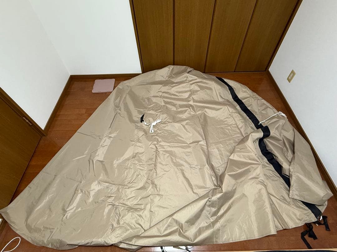 DODワンポールテントL、グランドシート、トンガリハット ロープ&カラビナ付き