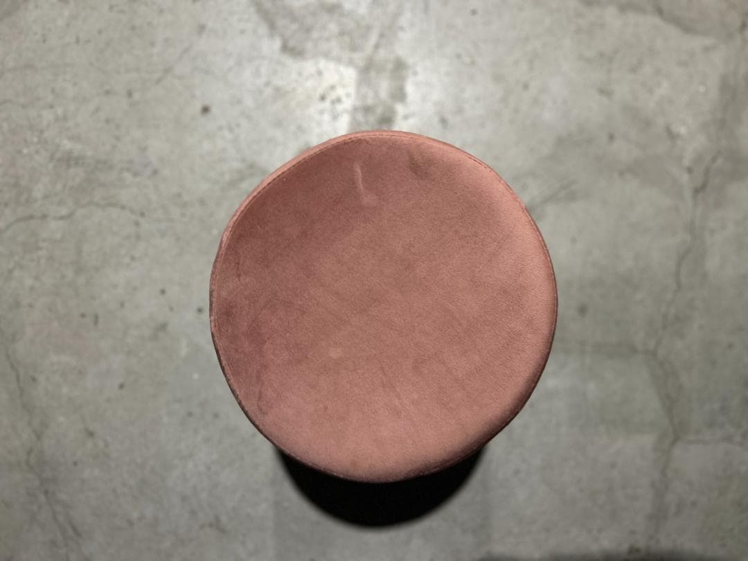 【廃番レア】KARE / カレ｜チェリー モーブ ブラス｜オットマン・スツール