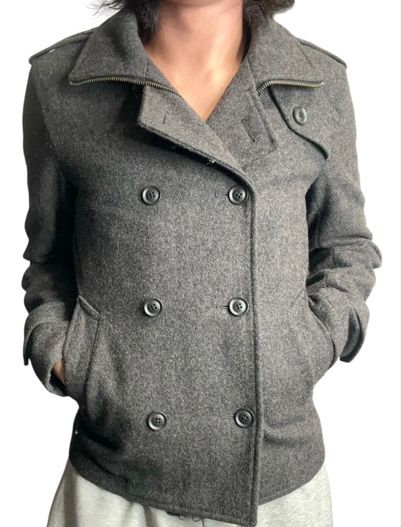 2way military pea coat