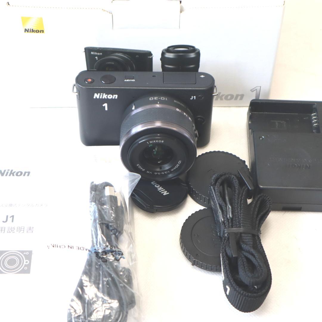 Nikon1 J1 ホワイト レンズキット ニコン ブラック