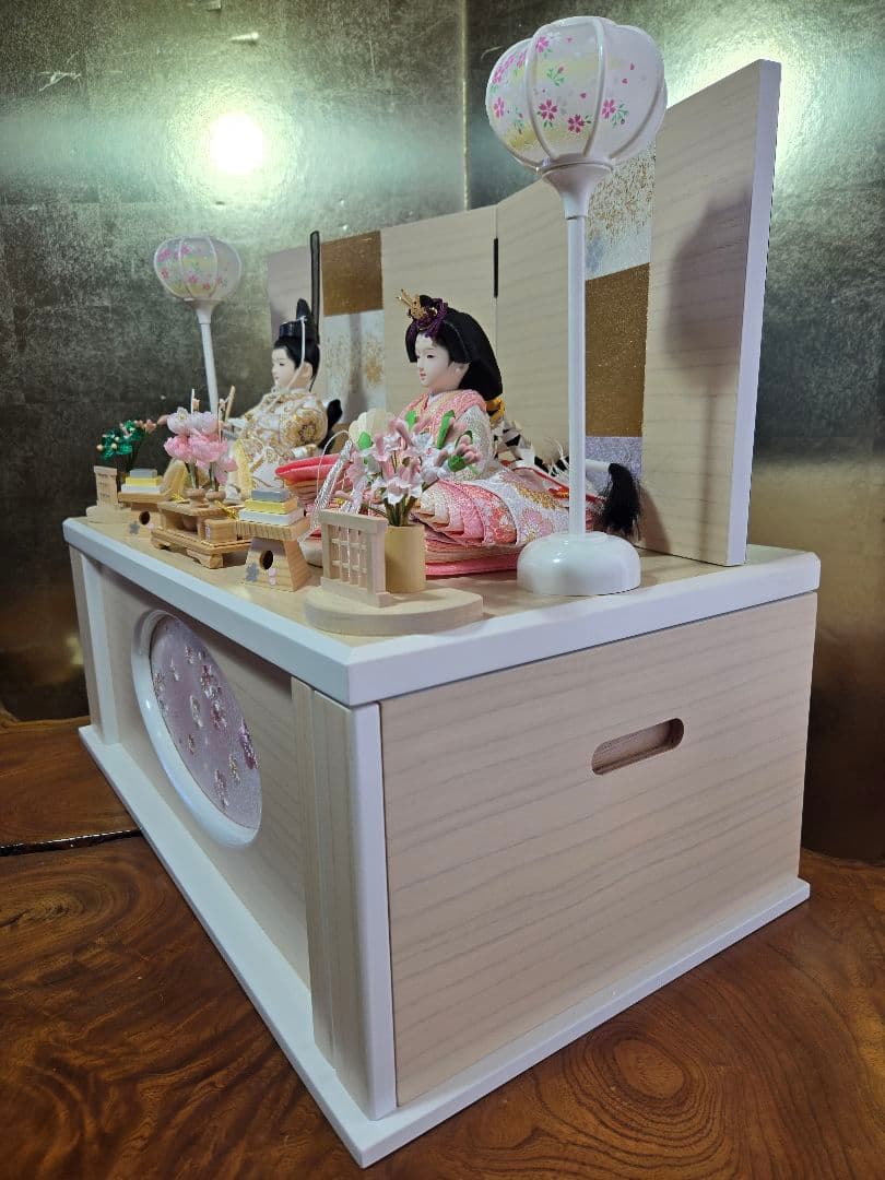 【一点限り】雛人形 収納飾り 　HS25