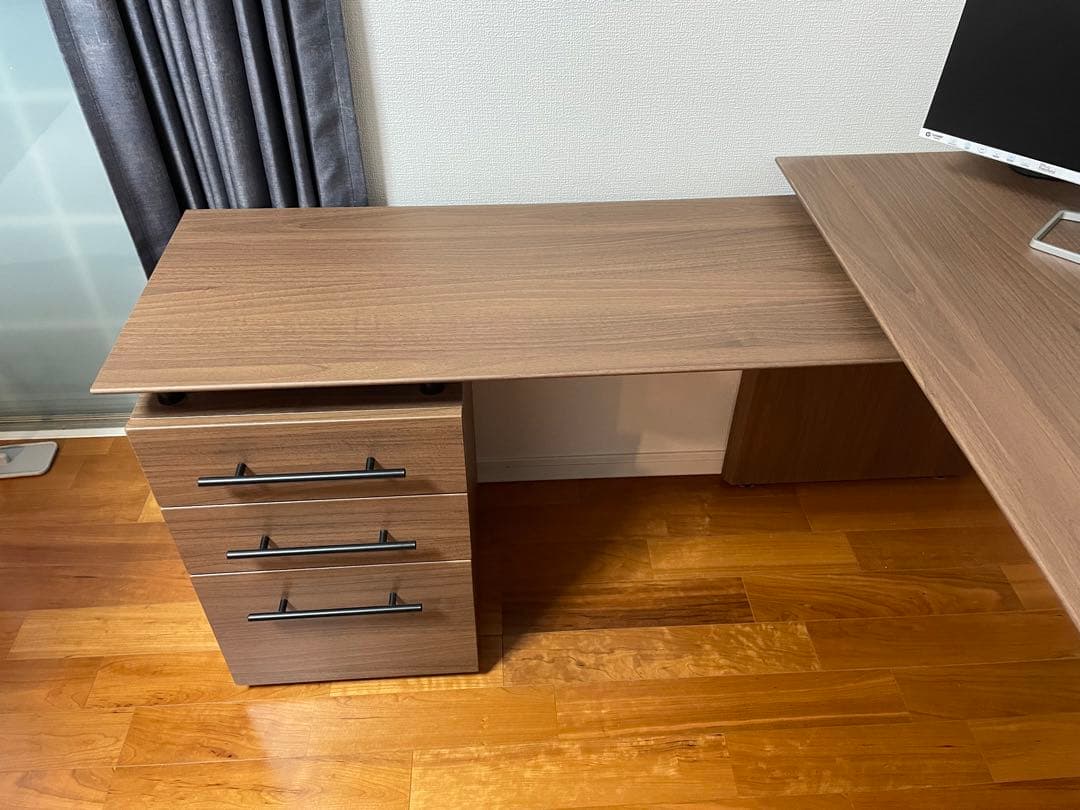 東京都世田谷区 ニトリ システムデスク L字デスク（ラボーロ 140 MBR