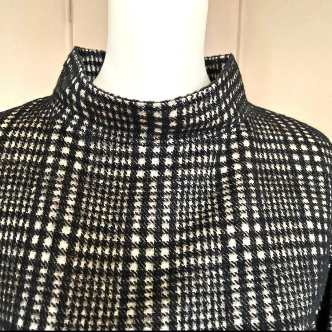 最終です‼️未使用☆Room no.8グレンチェックビッグスリーブワンピース