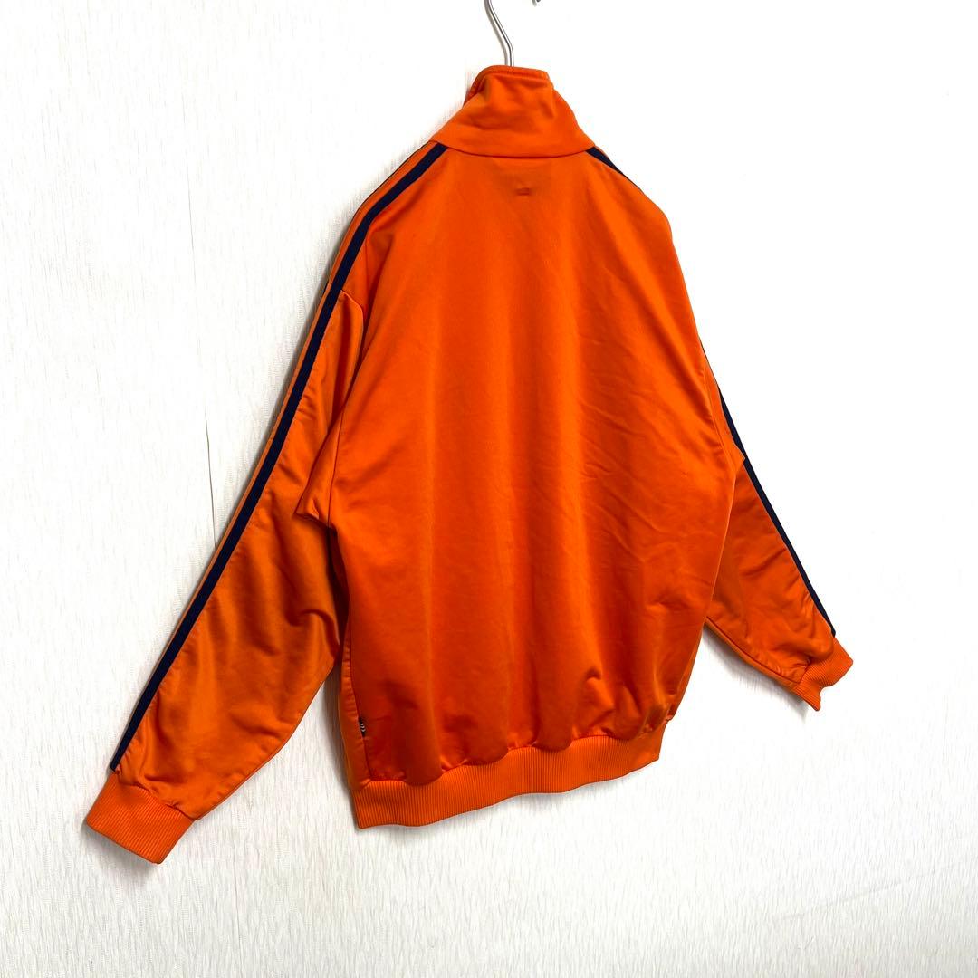 【松村北斗着用‼️】90s adidas ジャージ M相当 オレンジ 紺 古着