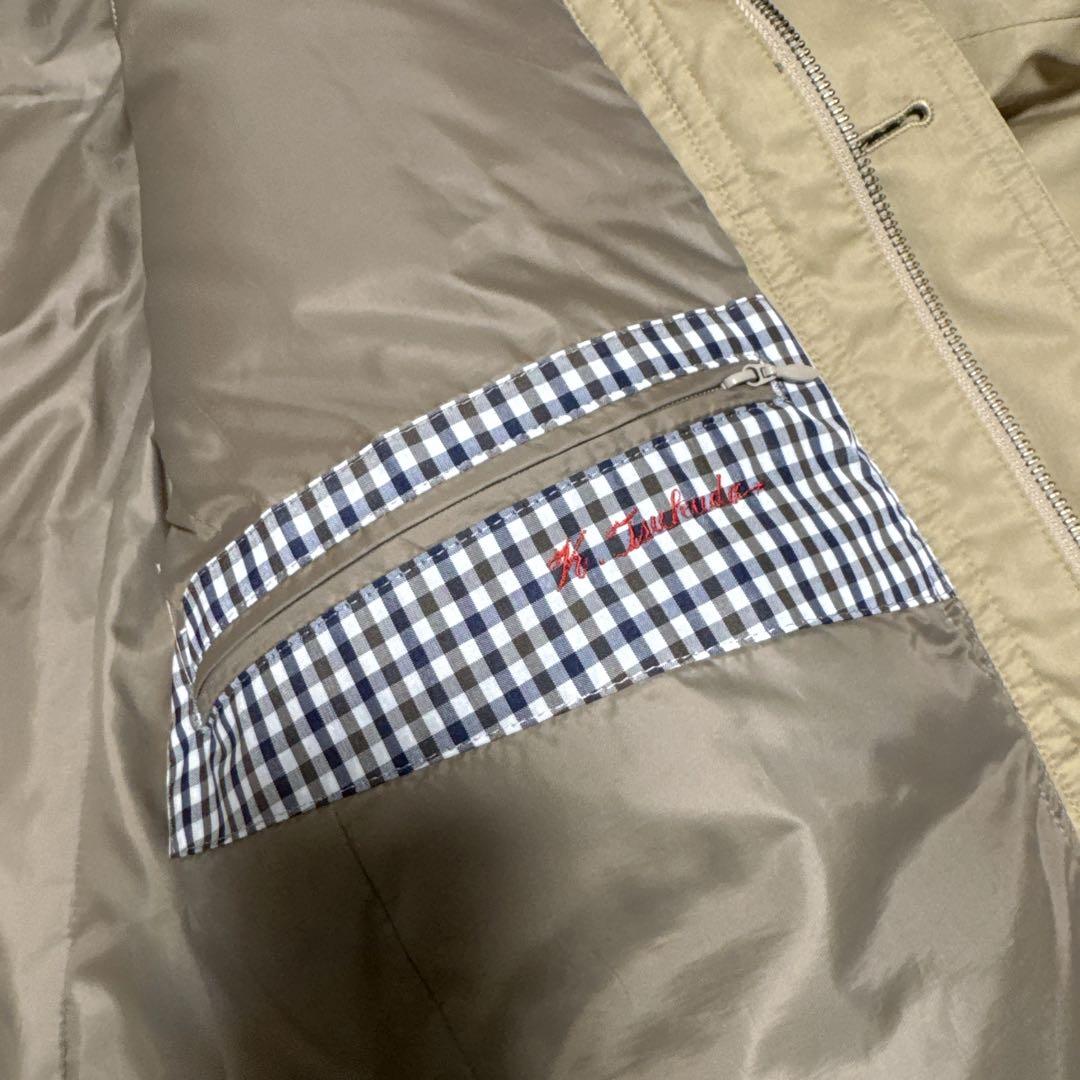 Aquascutum フード付きステンカラーコート LLサイズ ベージュ