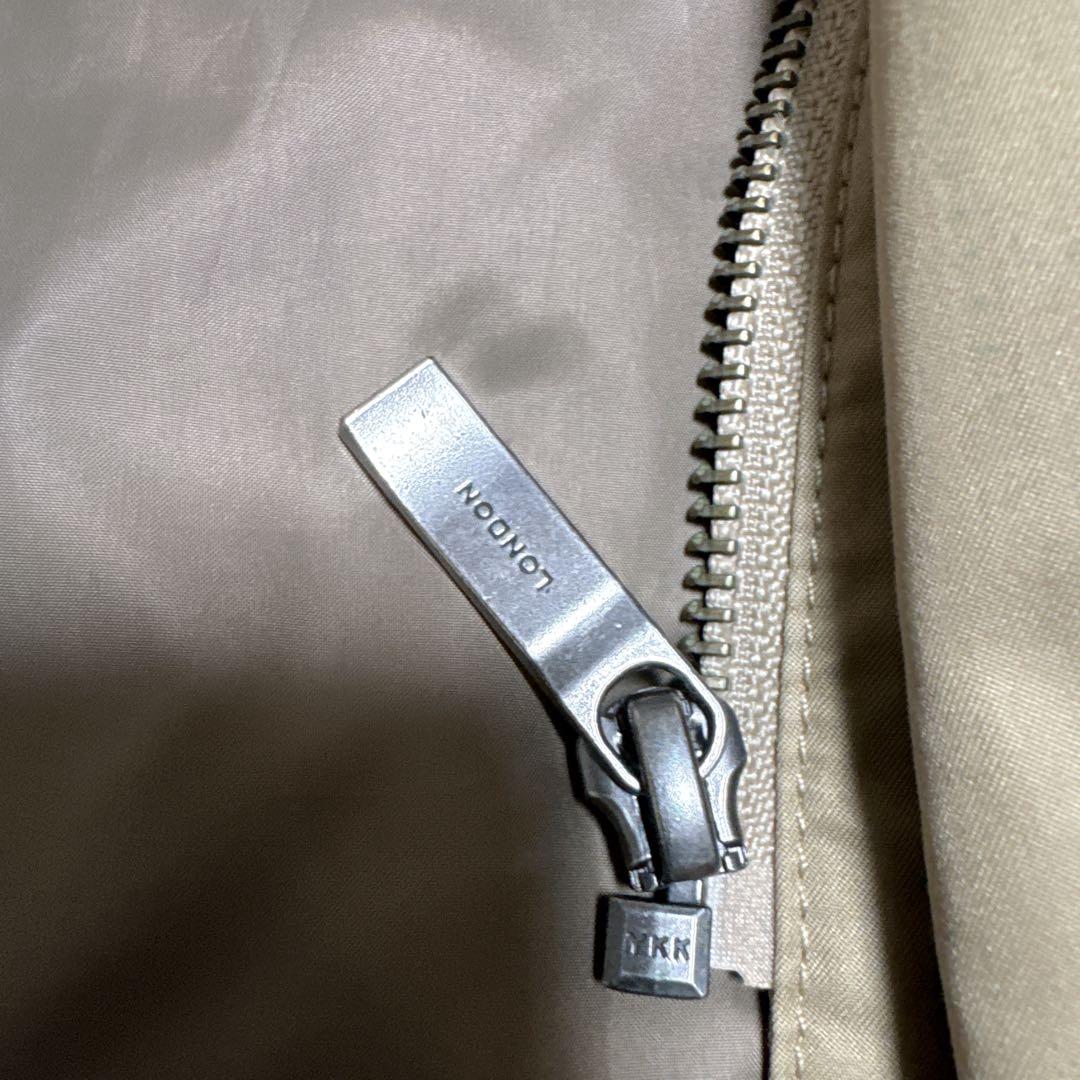 Aquascutum フード付きステンカラーコート LLサイズ ベージュ