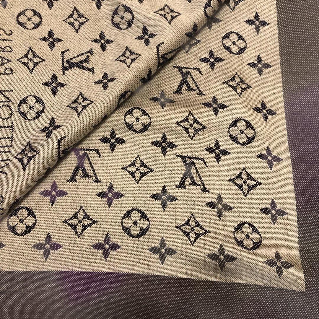 Louis Vuitton ストール ネイビー