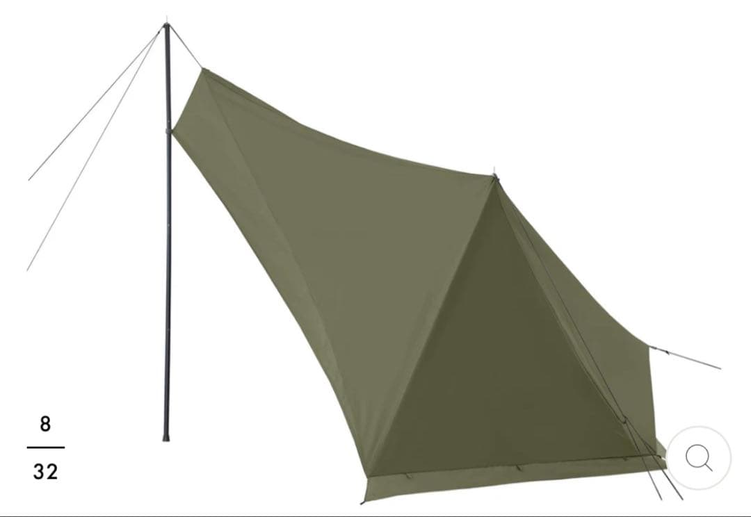 TOKYO CRAFTS ダイヤフォートTC カーキ　ソロテント