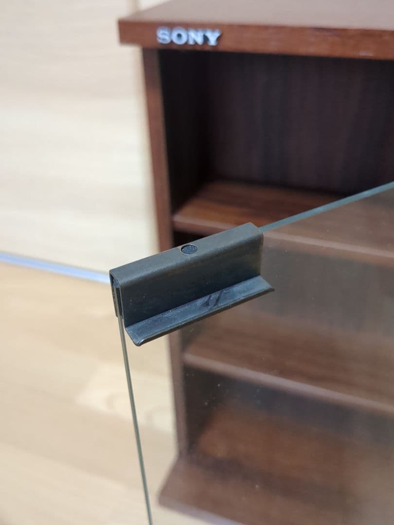 SONY　カセットラック　木製