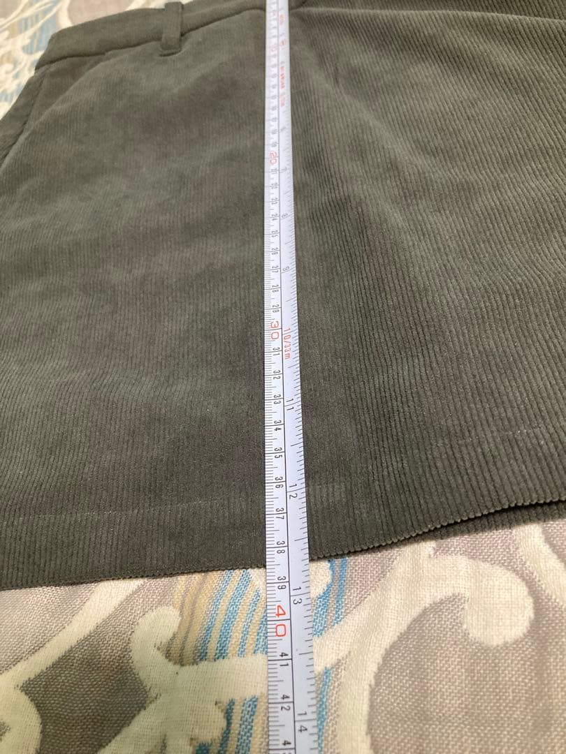 【BRIEFING GOLF】コーディロイスカート　カーキグレー