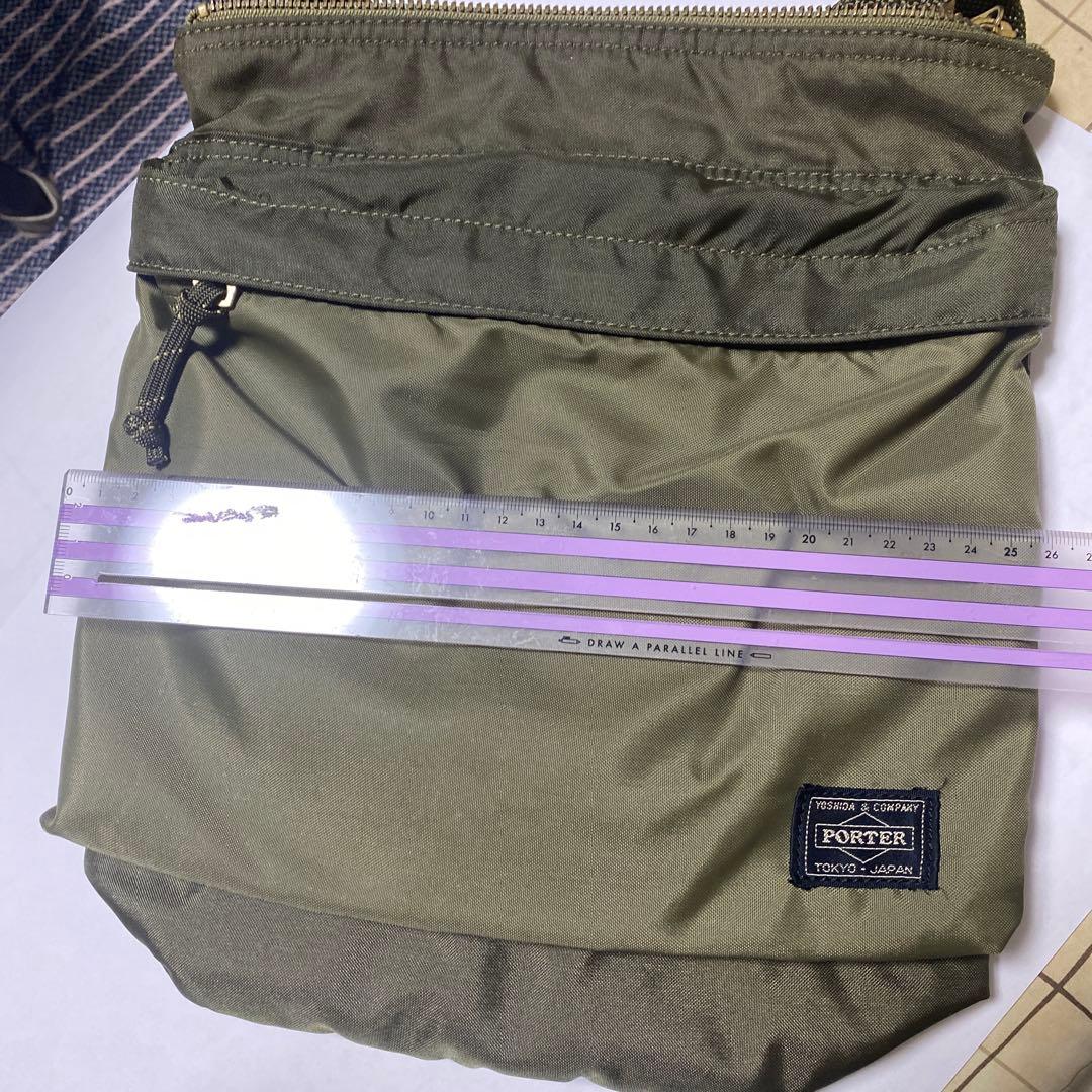 PORTER オリーブ ショルダーバッグ