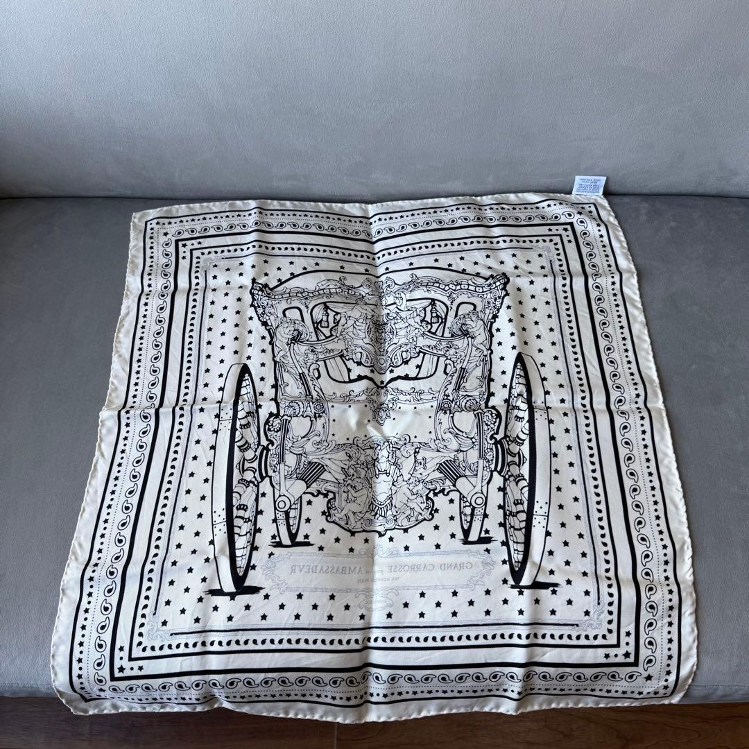 エルメス カレ 55 スカーフ グランキャロス シルク バンダナ