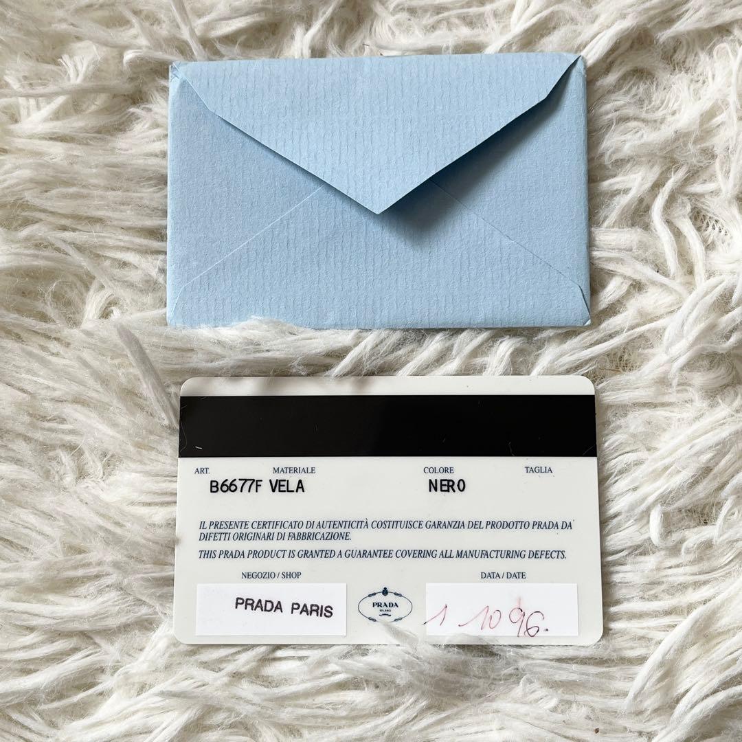 美品✨PRADA プラダ　B6677F リュックナイロン　三角ロゴ　ブラック