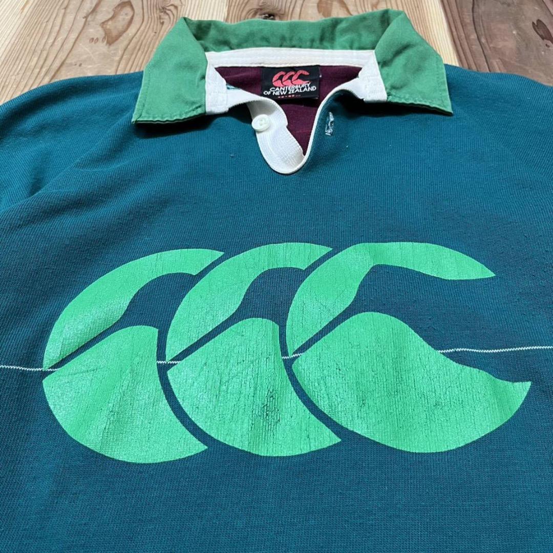 90s Canterbury ニュージーランド製 旧タグ ラガーシャツ - メルカリ