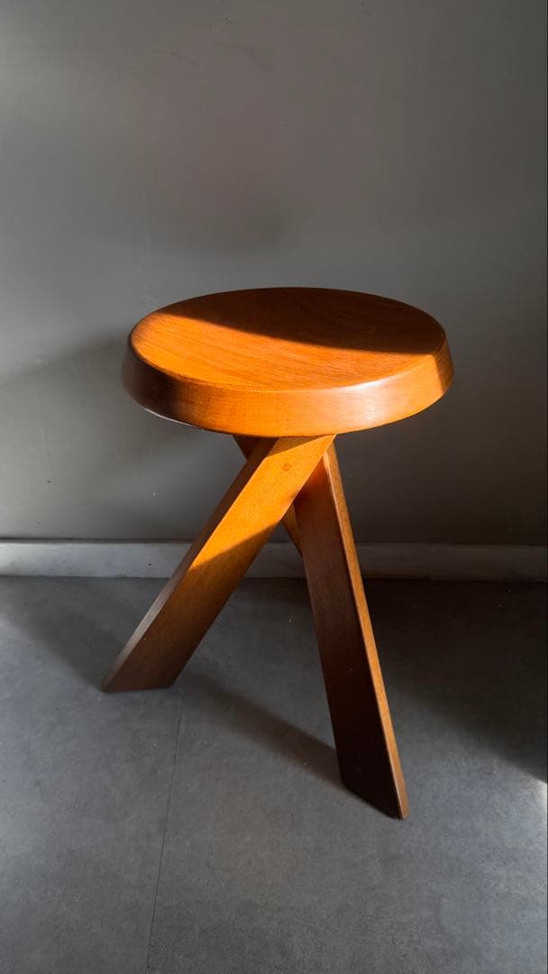 ピエールシャポー シャルロットペリアン スツール 捻じ脚型 リ