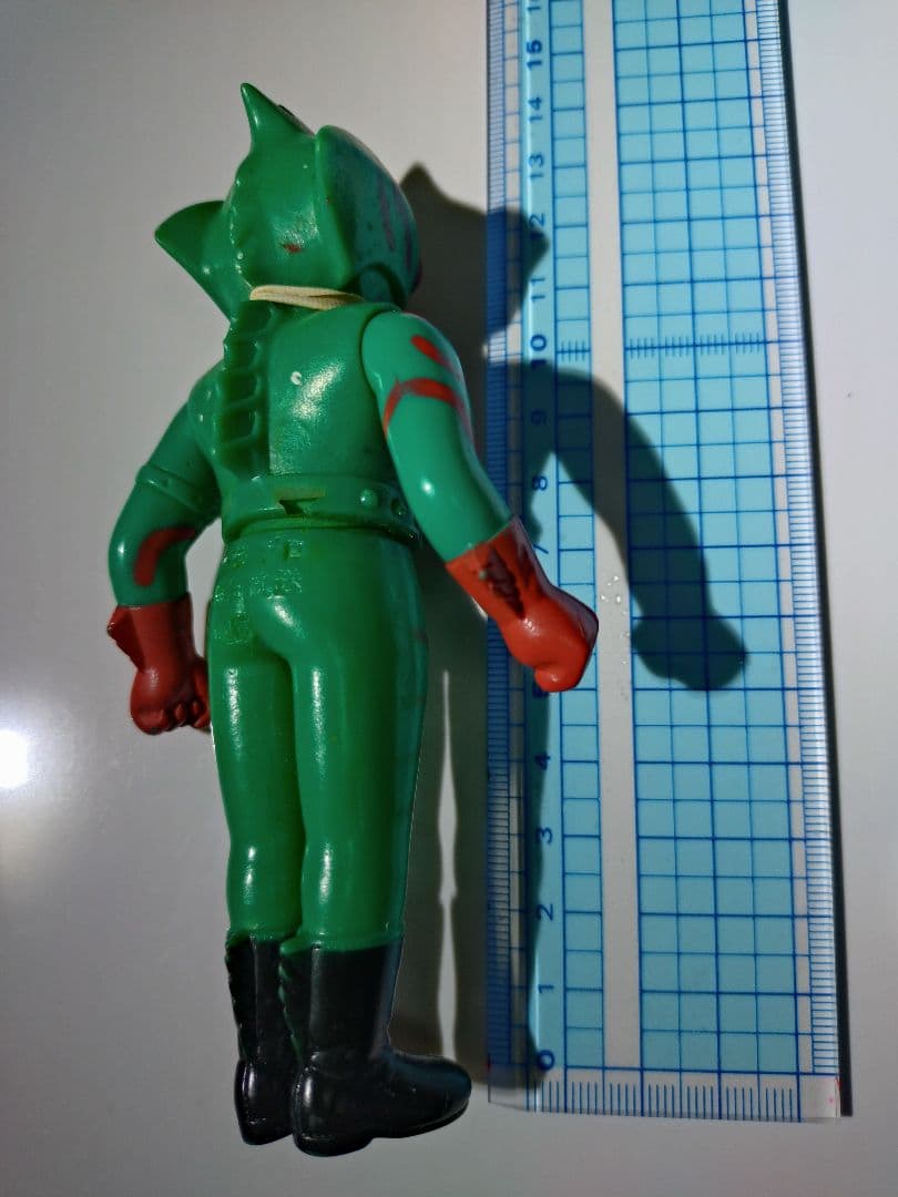 ポピー☆仮面ライダーアマゾン☆1970年代の希少ソフビフィギュア☆高さ約